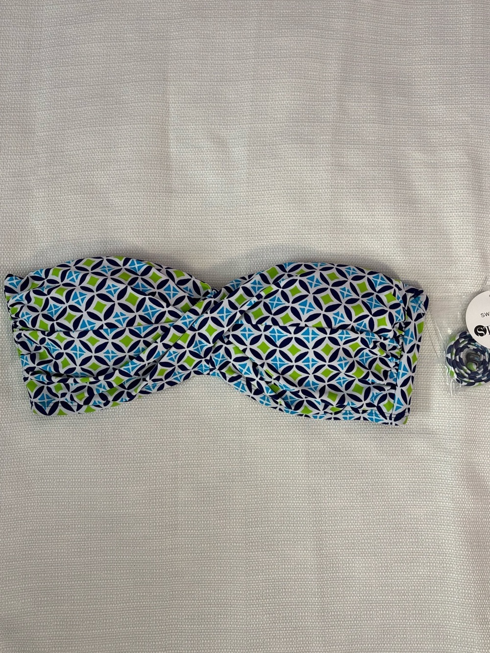 Stylus Women Bandeau Bikini Top Sz Medium NWT -